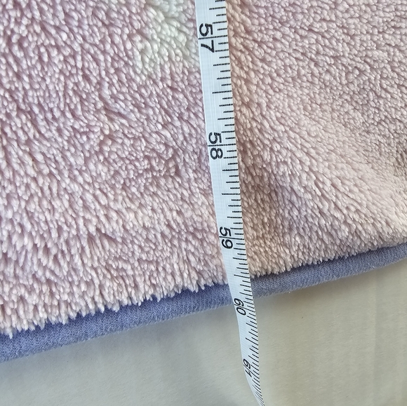 Vtg Dora the Explorer Super Skier! Warm Fleece Throw Blanket Nick Jr. 50" X 60" - Picture 7 of 7